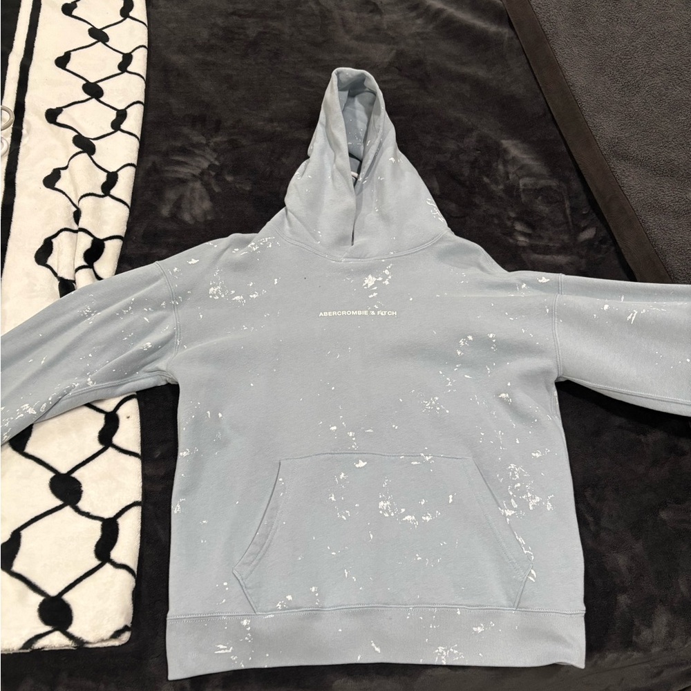 Abercrombie & Fitch Light Gray Hoodie
